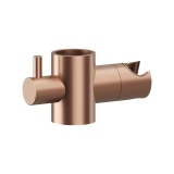 Cutout image of Crosswater Brushed Bronze Grab Bar Shower Handset Holder Attachment